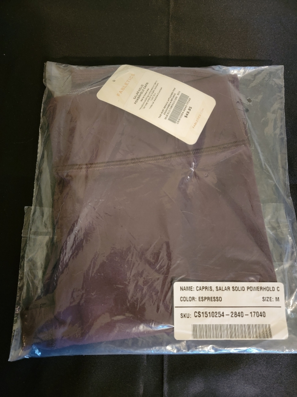 Fabletics Women's Espresso Capris - Solid PowerHold